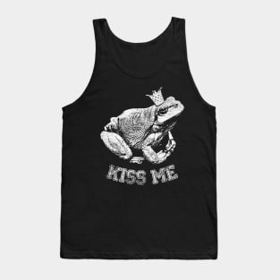 Kiss me, I'm a frog charming prince under a spell Tank Top